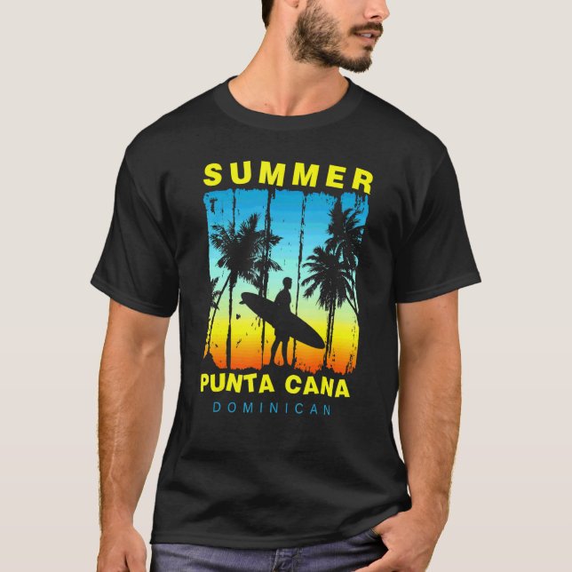 Camiseta Playa Dominicana Punta Cana Sunset (Anverso)