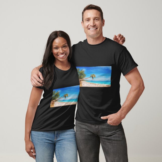 Camiseta Playa El paraíso caribeño (Unisexo)