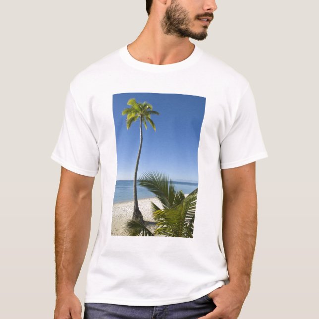 Camiseta Playa en la parte continental de Aitutaki, Islas C (Anverso)