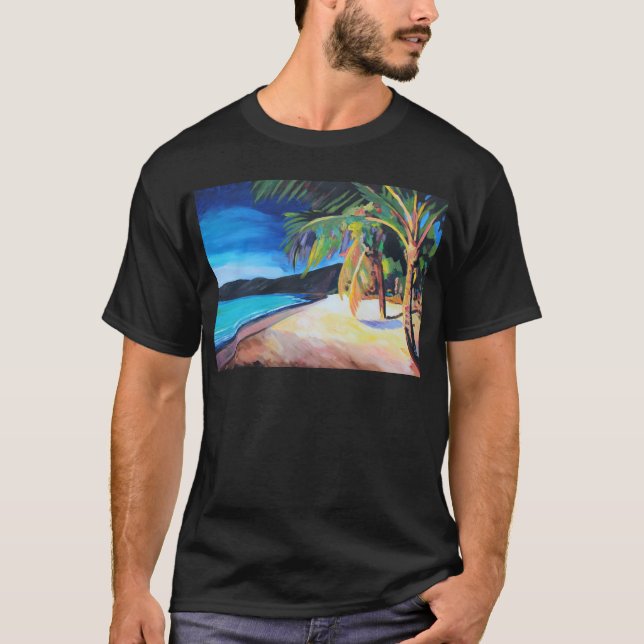 Camiseta Playa en las Islas Vírgenes de St Thomas los (Anverso)