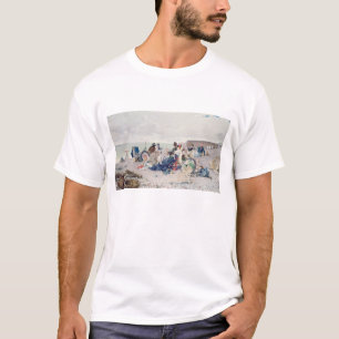 Camiseta Playa en Yport, 1878 (aceite en lona)