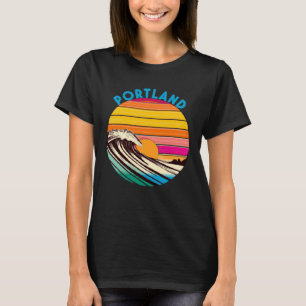 Camiseta Playa estilo Portland Retro 1980