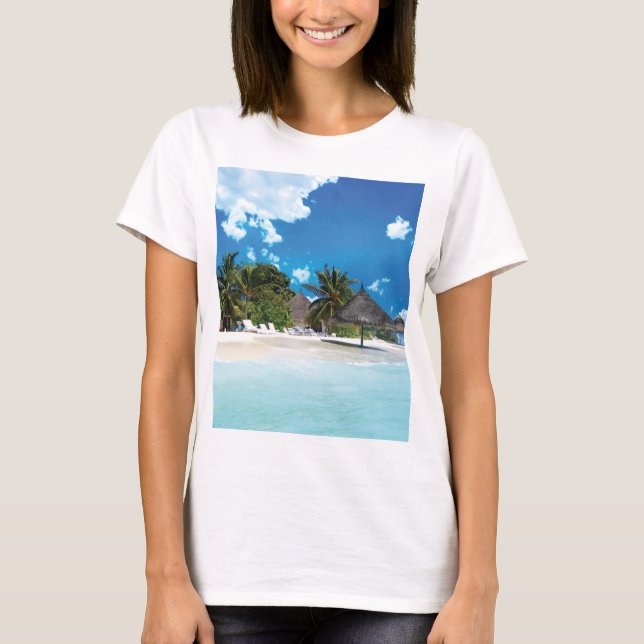 Camiseta Playa Exótica (Anverso)