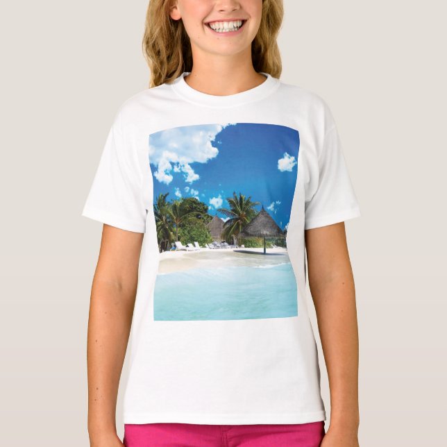 Camiseta Playa Exótica (Anverso)