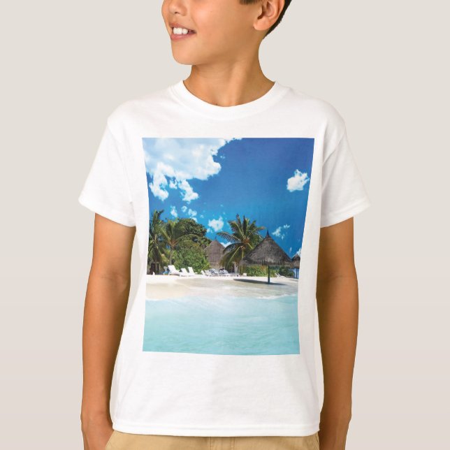 Camiseta Playa Exótica (Anverso)