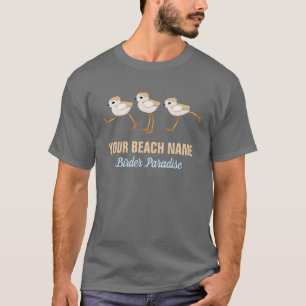 Camiseta Playa favorita del Personalizado Plover Birder