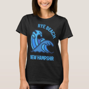 Camiseta Playa Gráfica de Rye Beach New Hampshire Pocket Wa