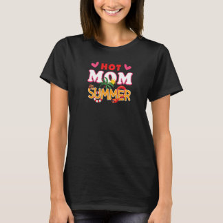 Camiseta Playa gráfica de verano de Hot Mom