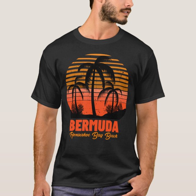 Camiseta Playa Horseshoe Bay Bermuda (Anverso)