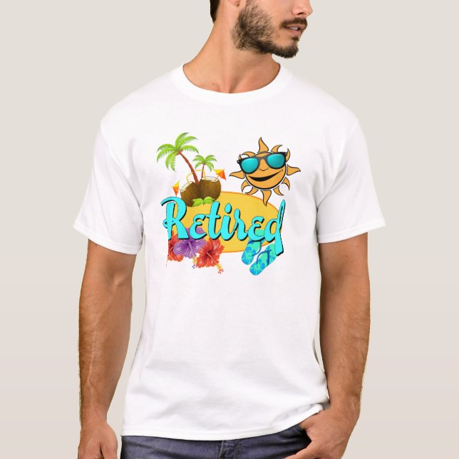 Camiseta Playa jubilada (Anverso)