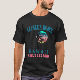 Camiseta Playa Kapalua Maui Hawaii Playa Palm Trees Verano