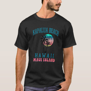 Camiseta Playa Kapalua Maui Hawaii Playa Palm Trees Verano