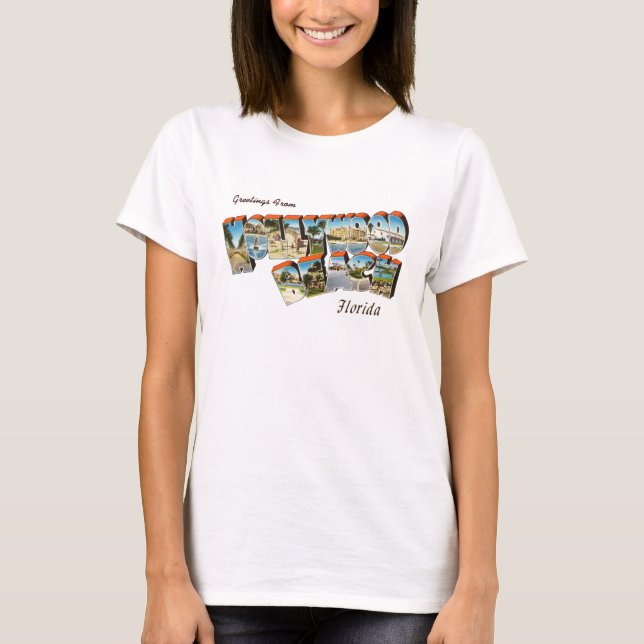 Camiseta Playa la Florida de Hollywood (Anverso)