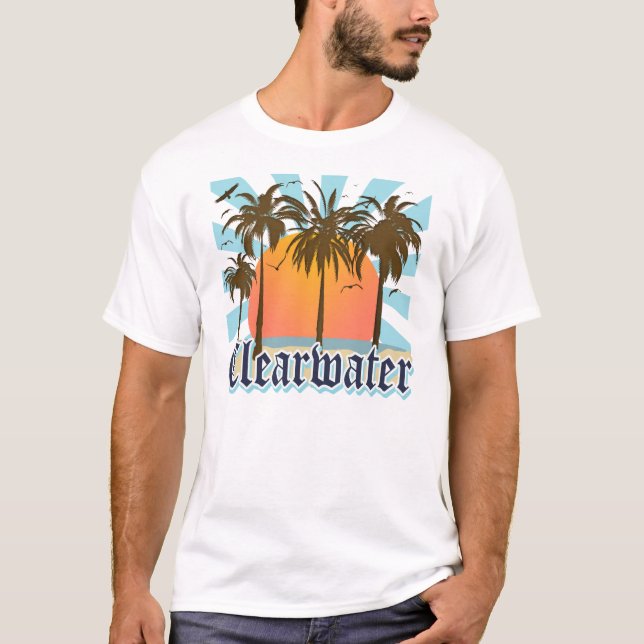 Camiseta Playa la Florida FLA de Clearwater (Anverso)