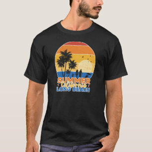 Camiseta Playa larga de verano de California-66594