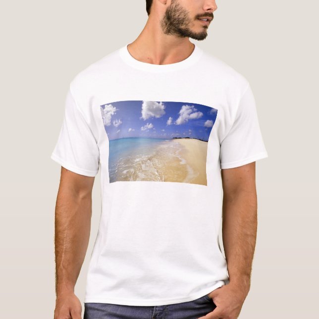Camiseta Playa Low Bay, Barbuda, Antigua (Anverso)