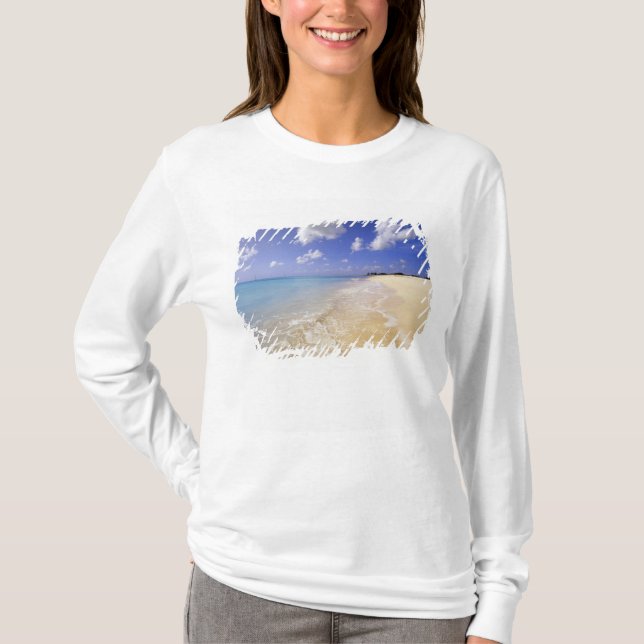 Camiseta Playa Low Bay, Barbuda, Antigua (Anverso)
