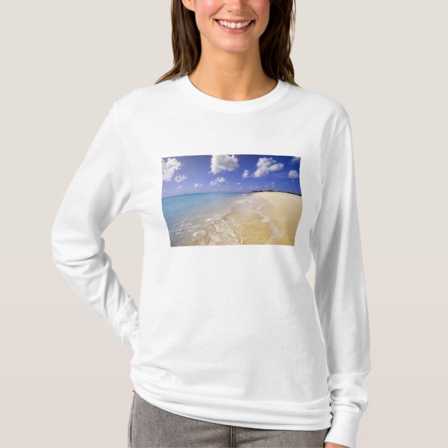 Camiseta Playa Low Bay, Barbuda, Antigua (Anverso)