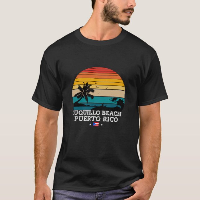 CAMISETA PLAYA LUQUILLO PUERTO RICO (Anverso)