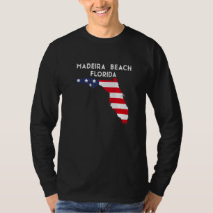Camiseta Playa Madeira Florida EE. UU. Estado América Viaje