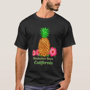 Camiseta Playa Manhattan California Flor de Piña