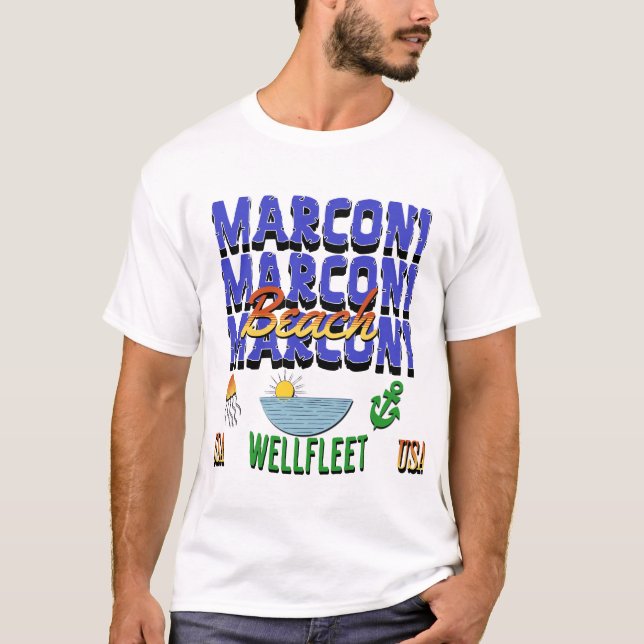 Camiseta Playa Marconi, Wellfloch (Anverso)