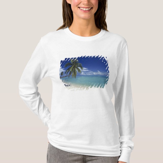 Camiseta Playa Matira en la isla de Bora Bora, (Anverso)