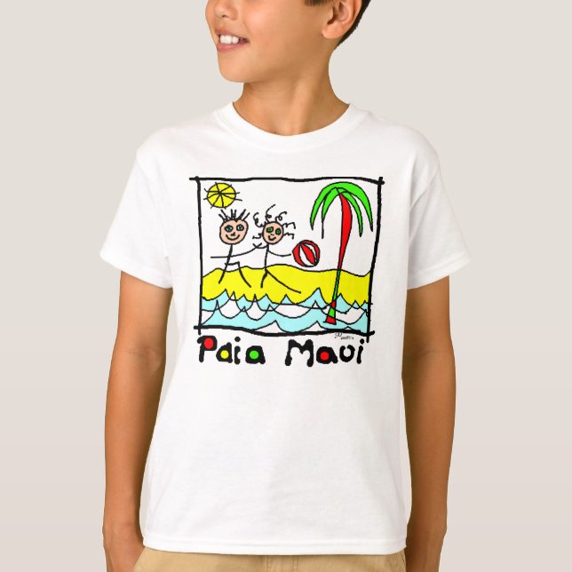 Camiseta Playa Maui de Paia (Anverso)