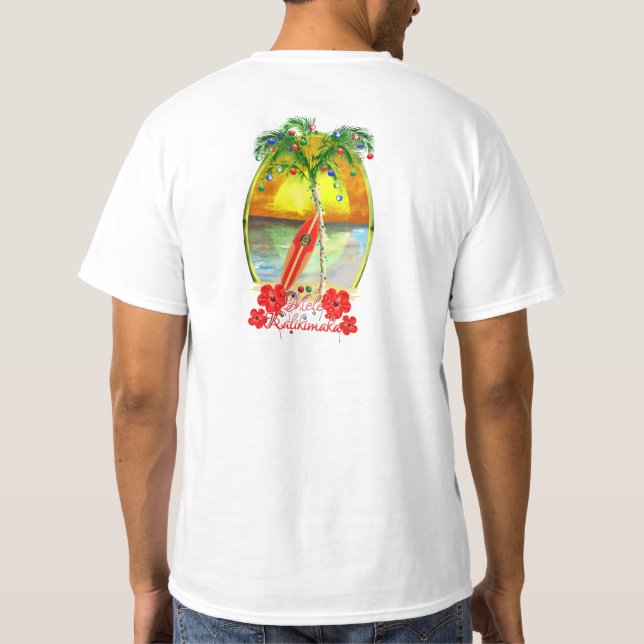 Camiseta Playa Mele Kalikimaka (Reverso)