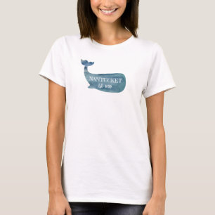 Camiseta Playa Nantucket Blue Whale