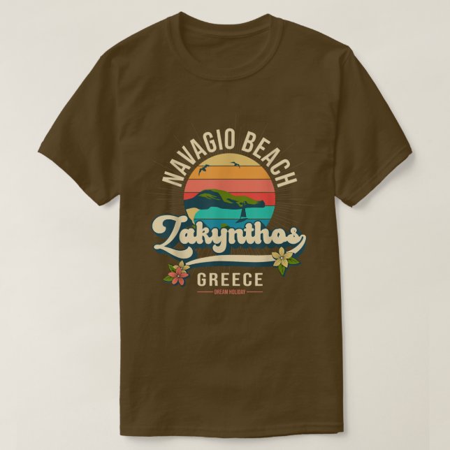 Camiseta Playa Navagio (Shipwreck), Zakinthos, Grecia Summe (Diseño del anverso)