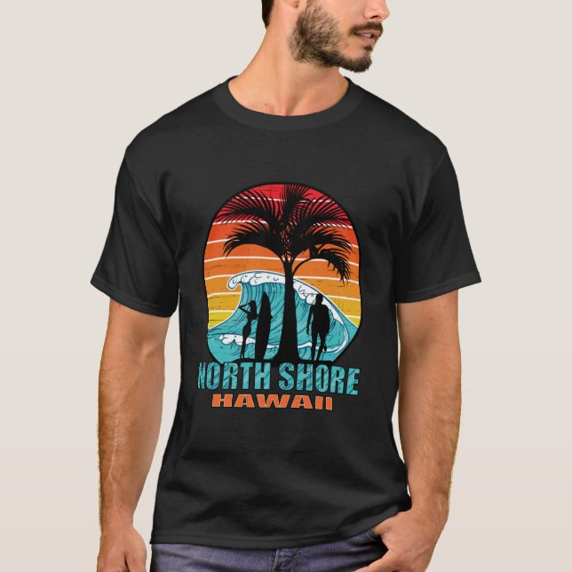 Camiseta Playa North Shore Hawái (Anverso)