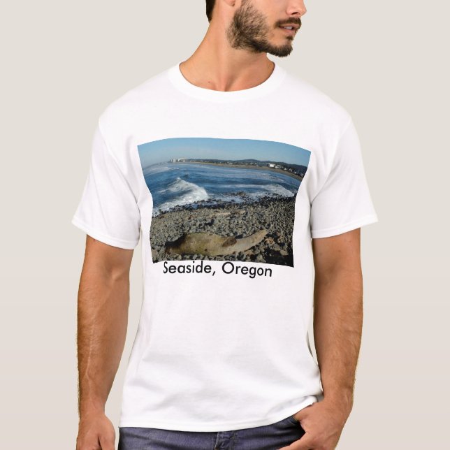 Camiseta Playa, Oregon (Anverso)