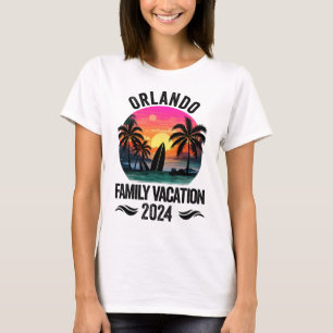 Camiseta Playa Orlando Family Vacation 2024