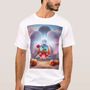 Camiseta Playa Orquídea Transparente de la Montaña