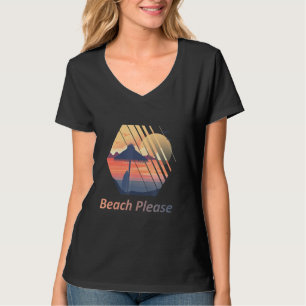 Camiseta Playa Para Hombres Mujeres Verano Rompe Aloha Beac