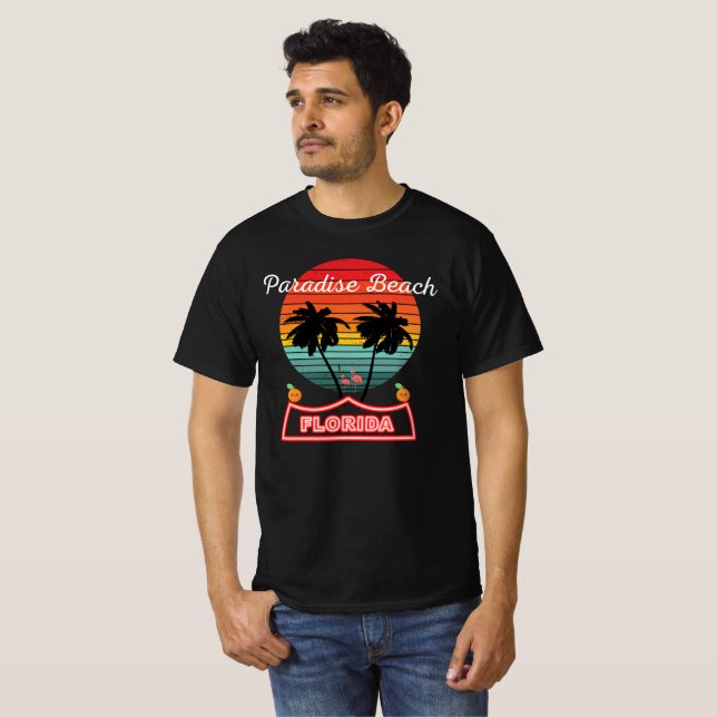 Camiseta Playa Paradise Florida 2 (Anverso completo)