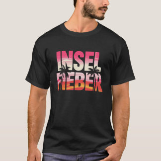 Camiseta Playa Paraíso de Fiebre de la Isla Atardecer