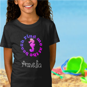 Camiseta Playa personalizada de caballitos de mar de Guay