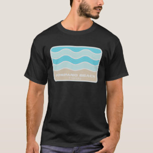 Camiseta Playa Pompano Florida Retro FL Waves Beach Souveni