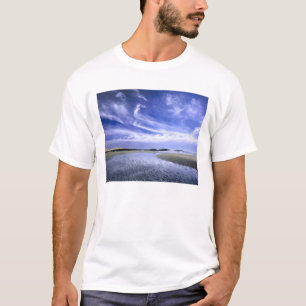 Camiseta PLAYA POPHAM BEACH STATE PARK, MAINE. EE. UU. Cirr