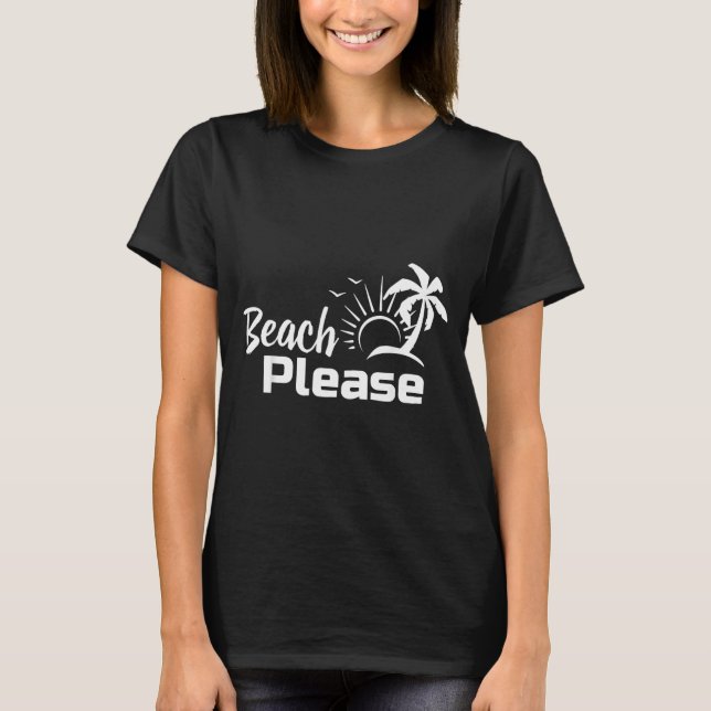 Camiseta Playa Por Favor (Anverso)