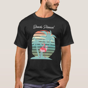 Camiseta ¡Playa, por favor! Flamingo Gafas de sol flotantes