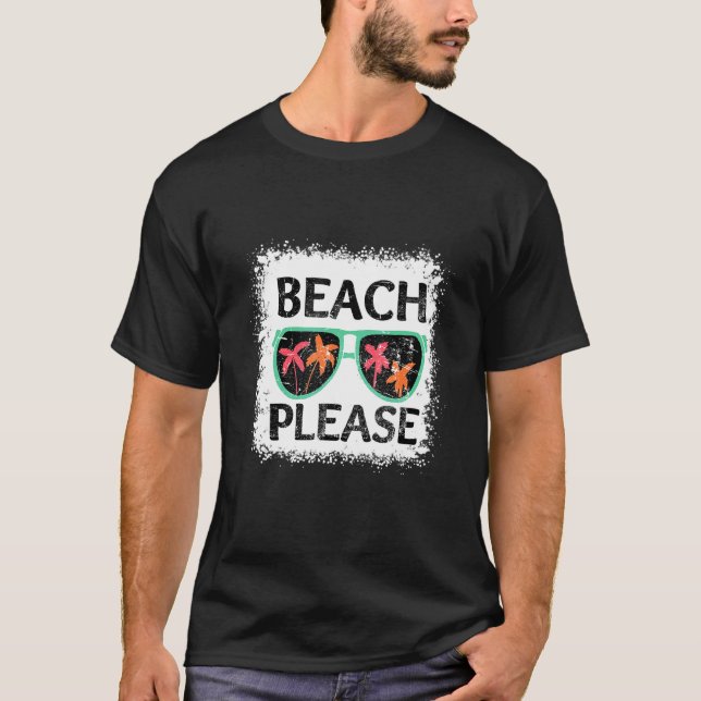 Camiseta Playa Por Favor Gafas De Sol Hola Alquiler De Vera (Anverso)