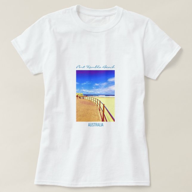 Camiseta Playa Port Kembla Wollongong NSW (Diseño del anverso)