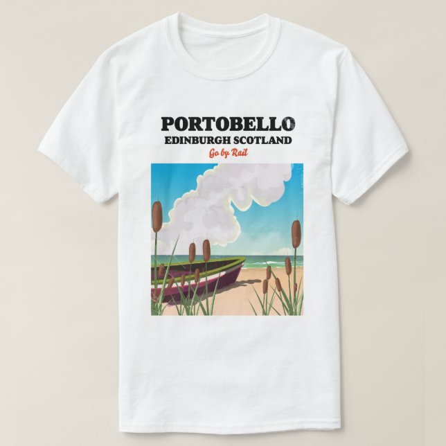 Camiseta Playa Portobello Edimburgo (Diseño del anverso)