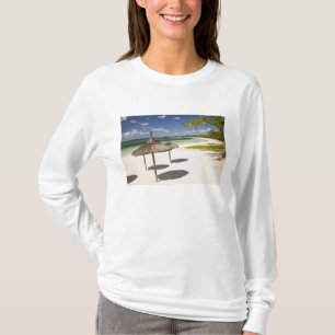 Camiseta Playa Pública Belle Mare, sureste de Mauricio,