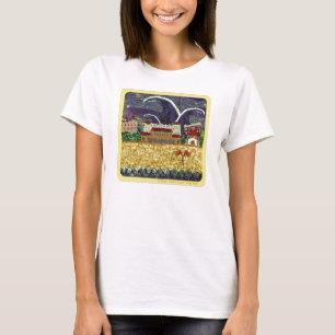 Camiseta Playa púrpura el   Sydney de Bondi del ~ de la