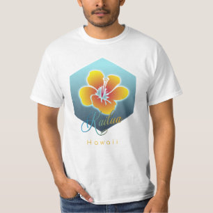 Camiseta Playa que practica surf de Kailua Hawaii