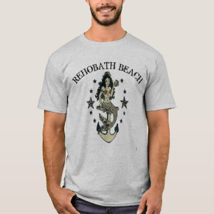 Camiseta Playa Rehoboth, DE, Sirenita